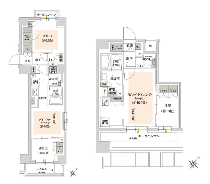 ウエリス南行徳駅前の間取り図