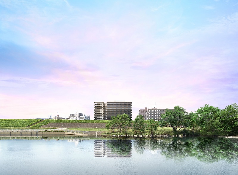 ザ・パークハウス 三郷の外観完成予想CG