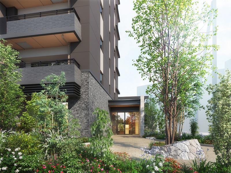 ザパークハウス松戸のエントランス