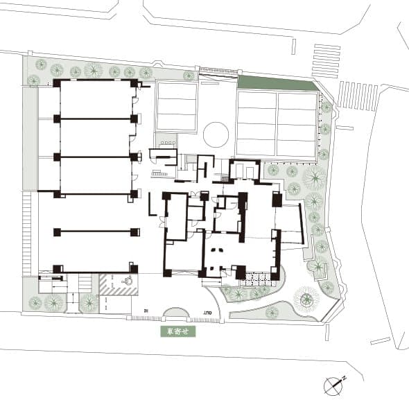 ザ・パークハウス 松戸の敷地配置イラスト