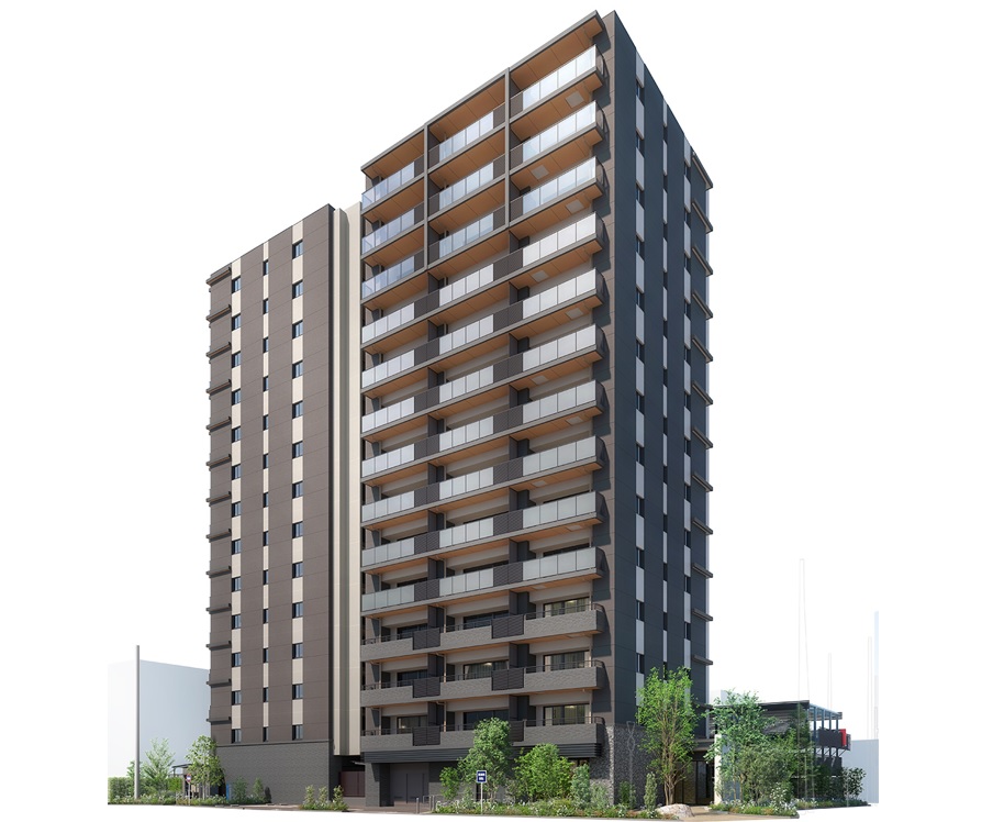 ザ・パークハウス松戸の外観完成予想CG