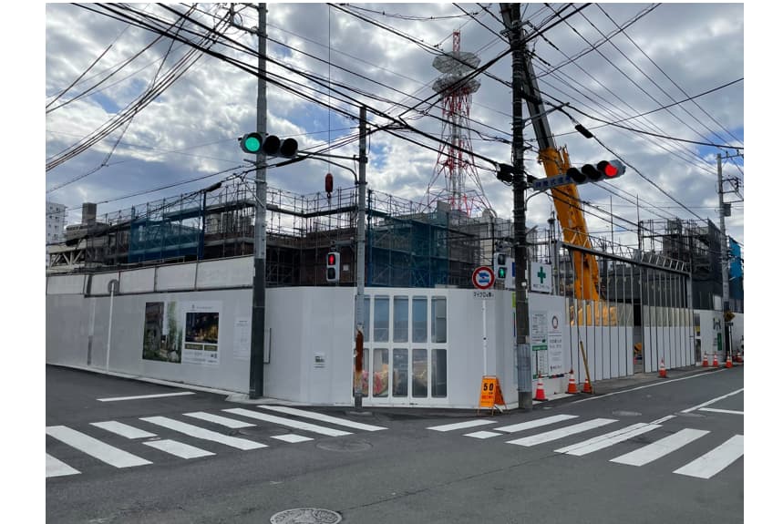 ザ・パークハウス松戸の建設現地