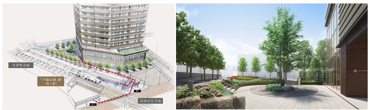 ザ・パークハウス 戸越公園タワーの再開発概念図