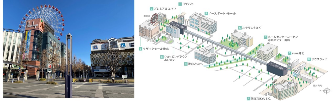 ザ・パークハウス 横浜川和町テラスのエリア概念図