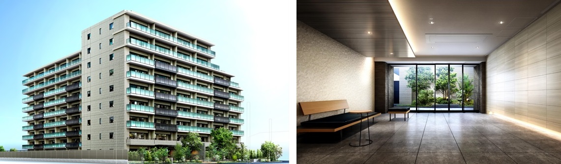 オーベル草加谷塚レジデンスの外観完成予想C