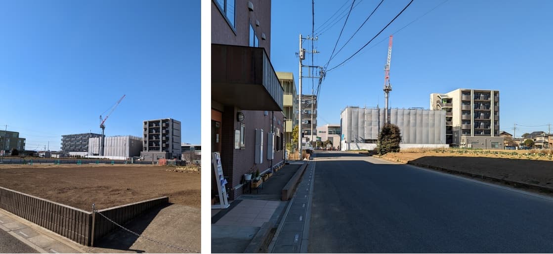 センチュリー西大宮の建設現地
