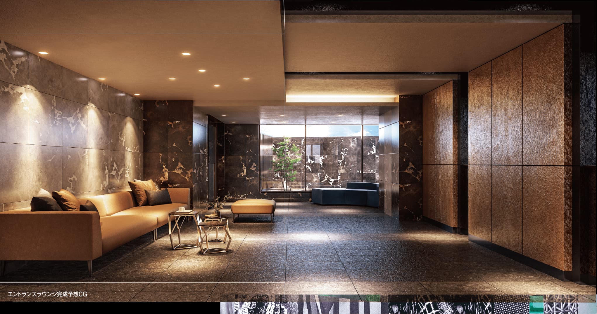 レーベン古河 REFAIMEのエントランスホール