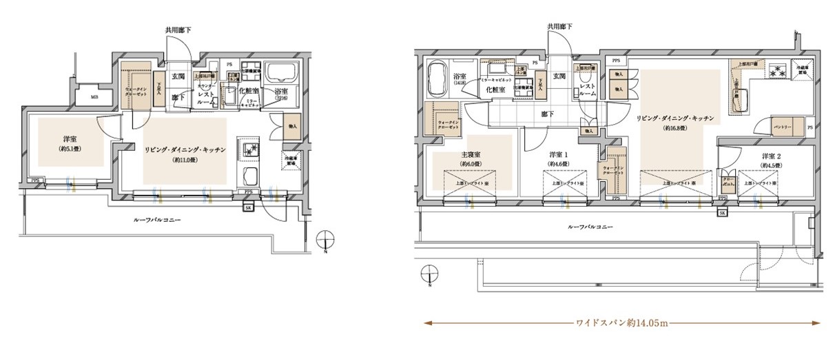 ピアース等々力レジデンスの間取り図