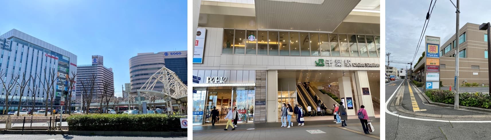 ③プレミスト千葉公園の千葉駅