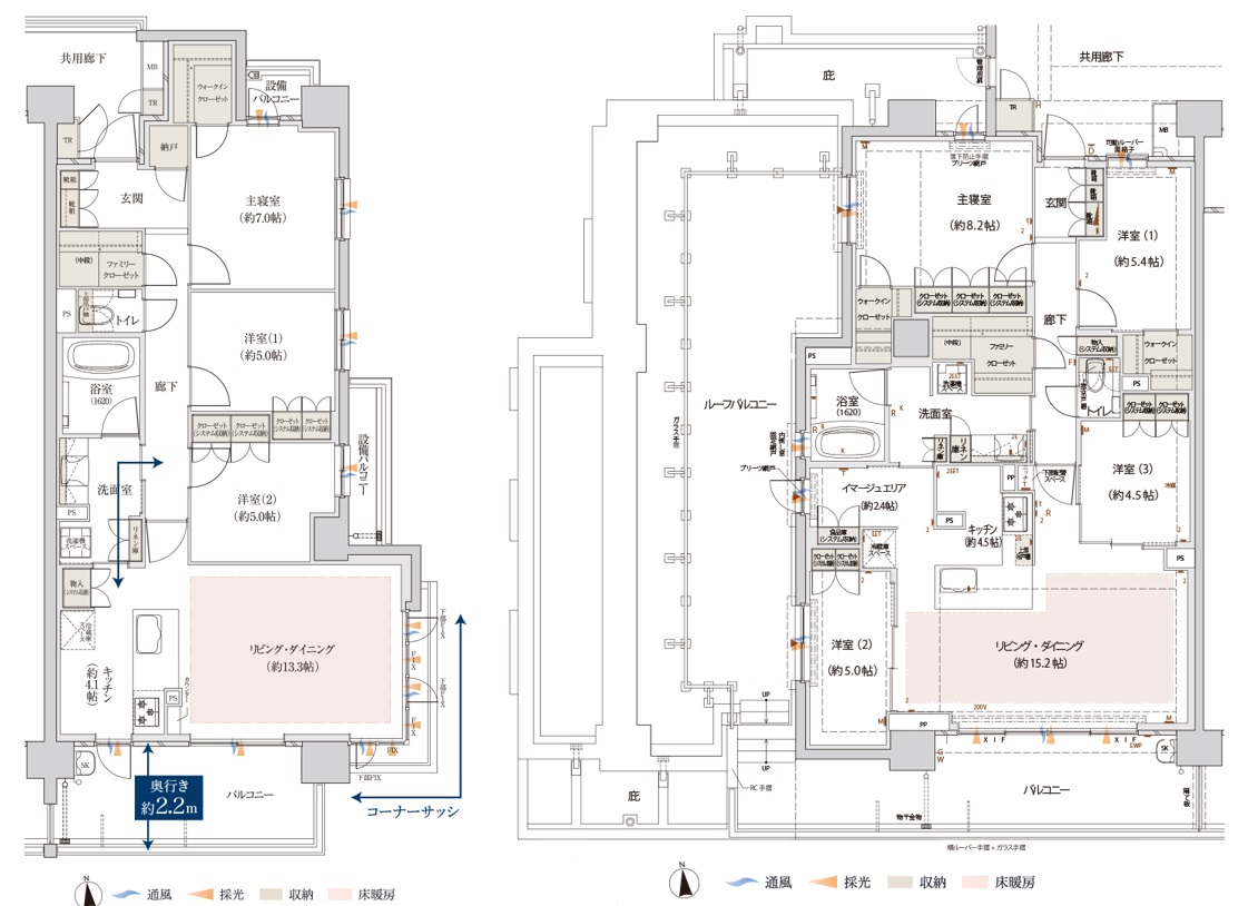 ⑭バンベール藤が丘ヒルズの間取り図