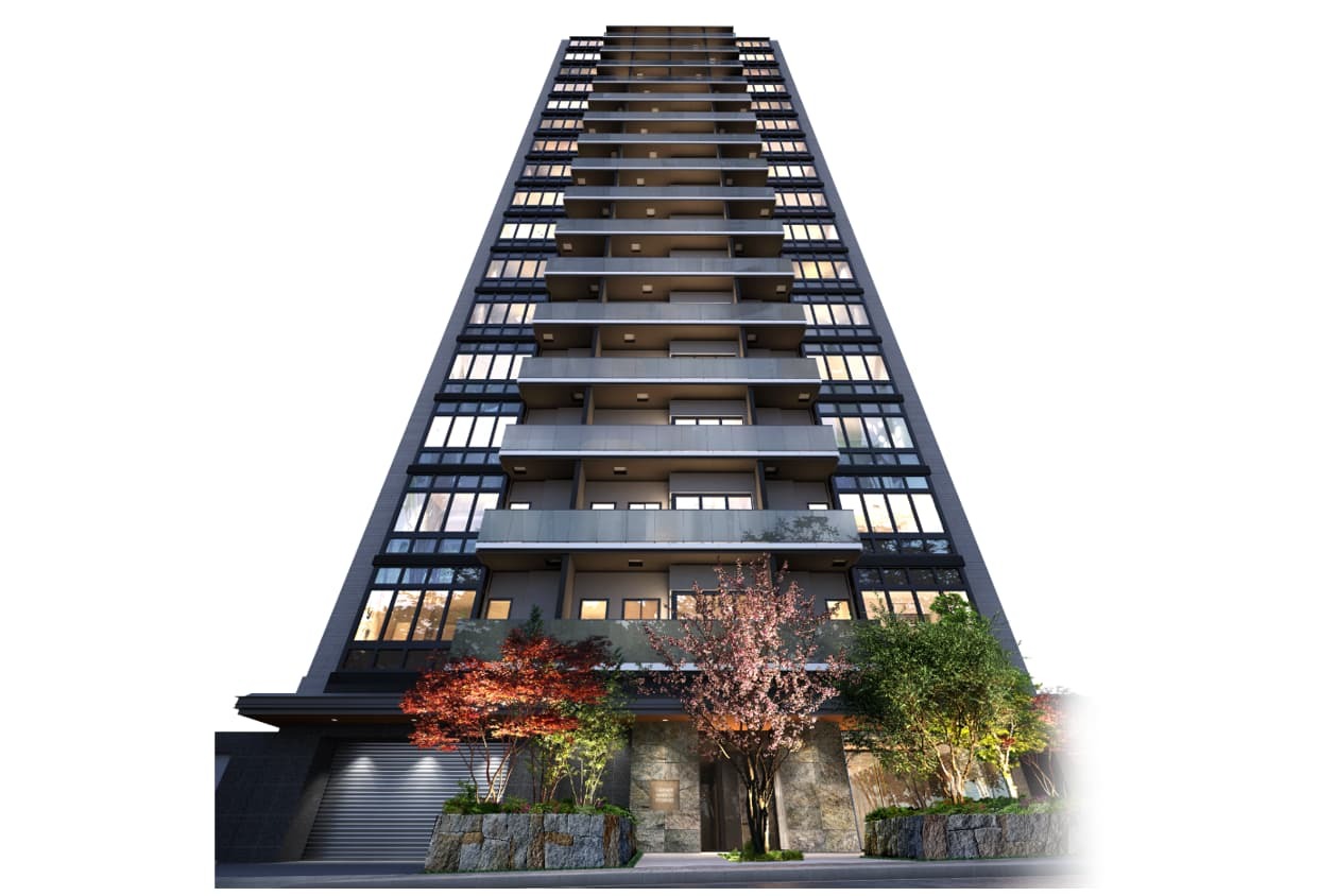 ④グランドメゾン伏見の外観完成予想図