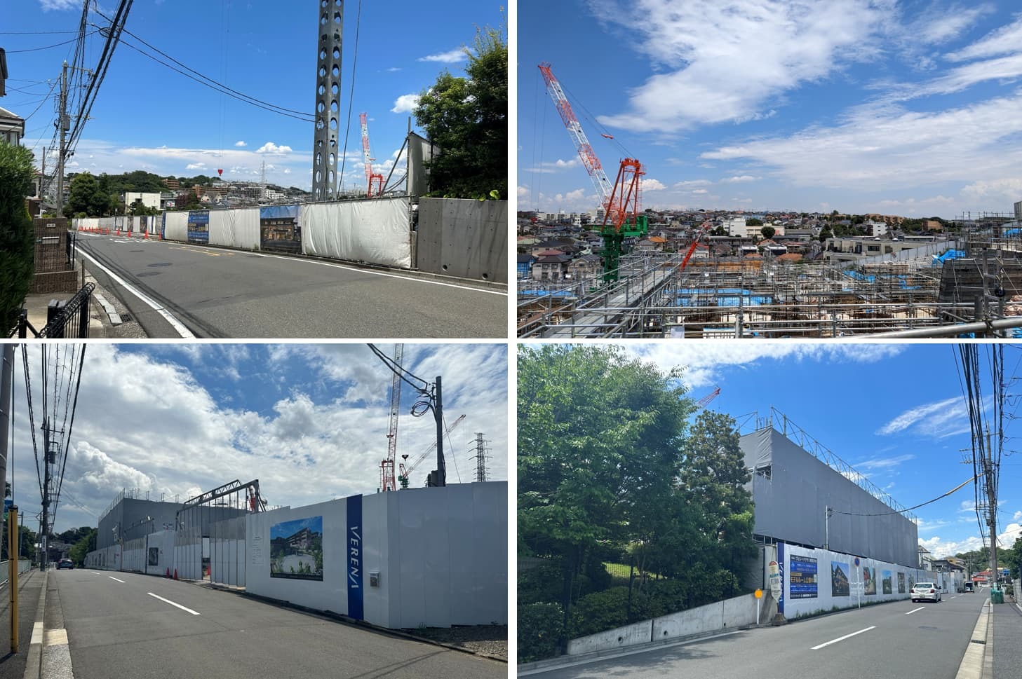 ヴェレーナグラン菊名の杜の建設現地