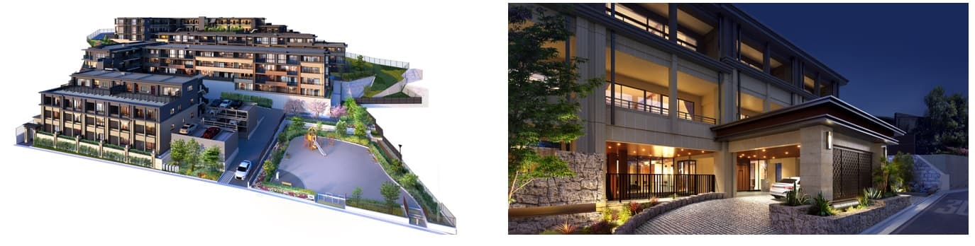 ヴェレーナグラン菊名の杜の外観完成予想CG