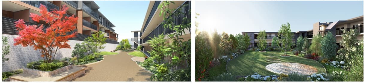 ヴェレーナグラン菊名の杜の庭