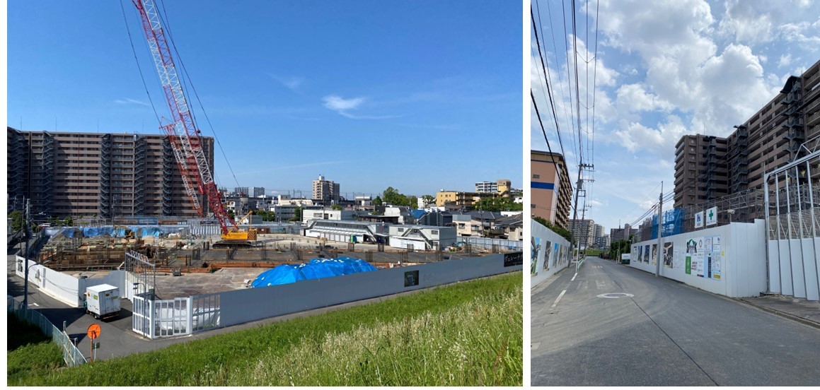 ヴェレーナグラン北赤羽マスタープレイス＆マナープレイスの建設現地