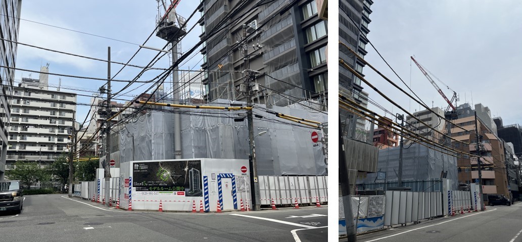 グレンドール五反田の建設現地