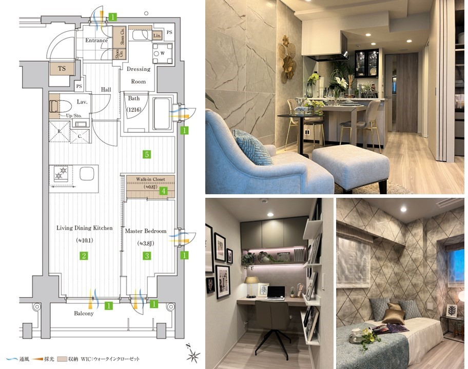 グレンドール五反田の間取り図（Cタイプ）