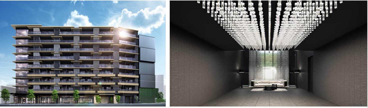 パークホームズ西小山の外観完成予想CG