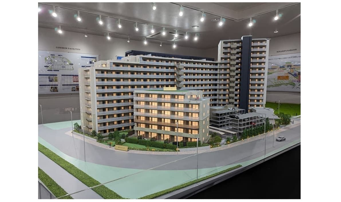 パークホームズ南船橋の模型