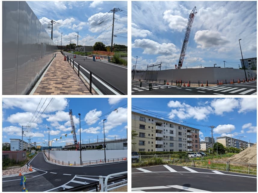 パークホームズ南船橋の建設現地