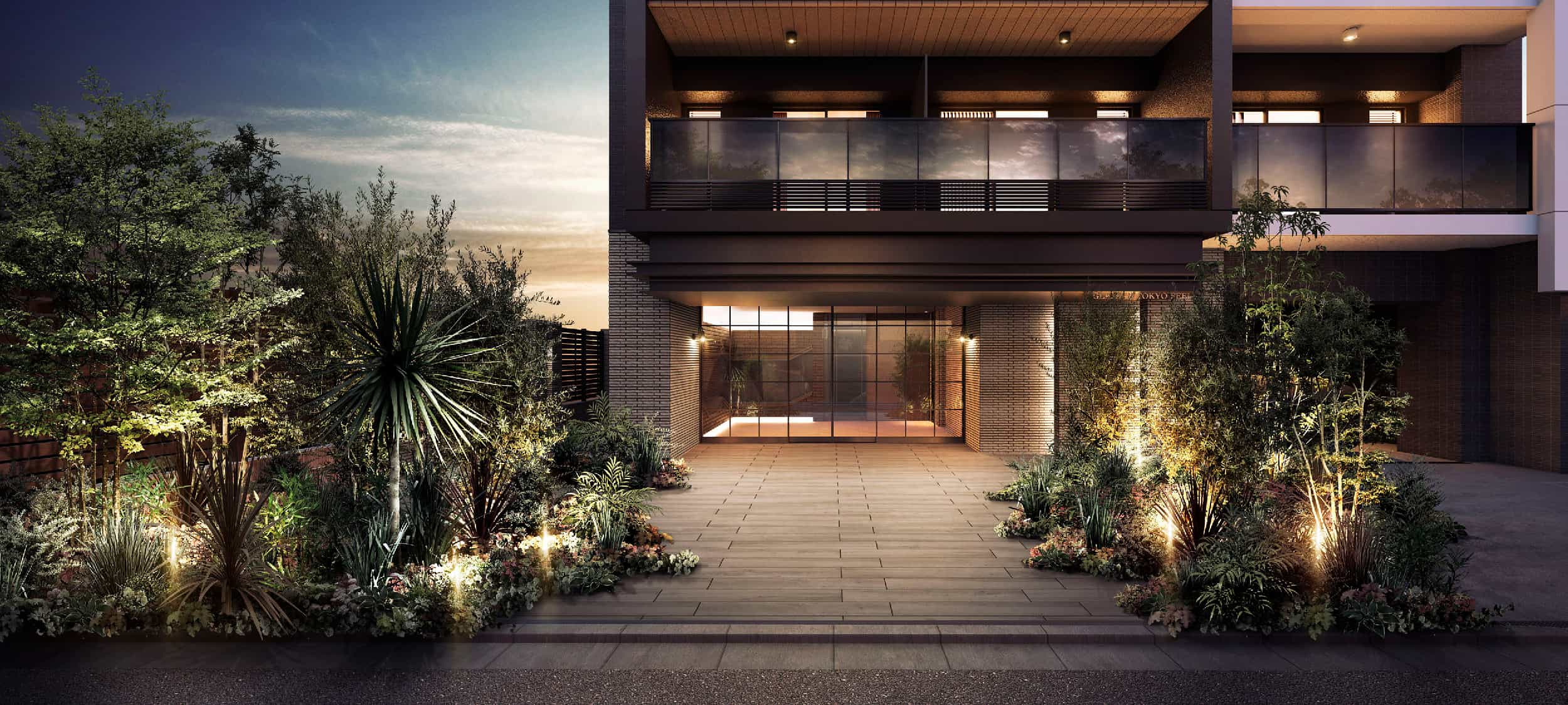 グラサージュTOKYOフィールの外観完成予想CG