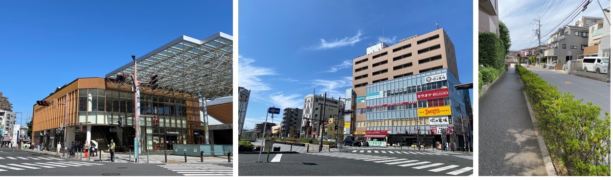 朝霞ピースプロジェクトの周辺環境（現地までの道）