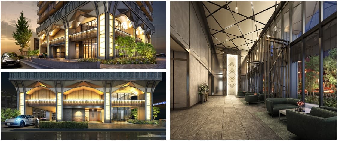 ザ・ファインタワー名古屋今池の外観完成予想CG