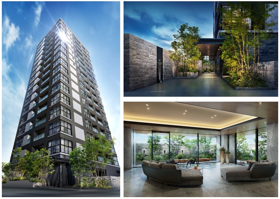 タワー・ザ・ファースト栄三丁目の外観完成予想CG