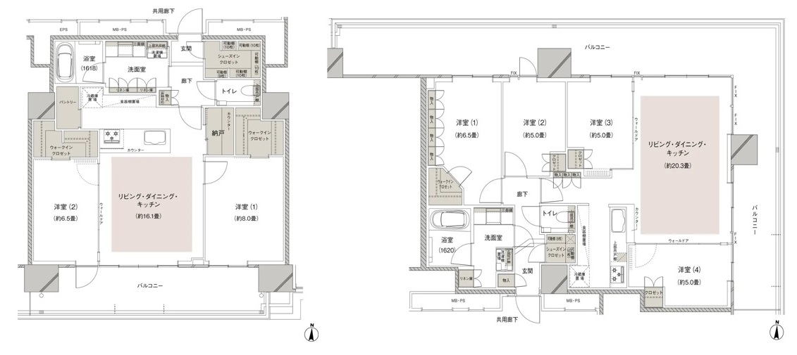 THE TOWER 湘南辻堂の間取り図