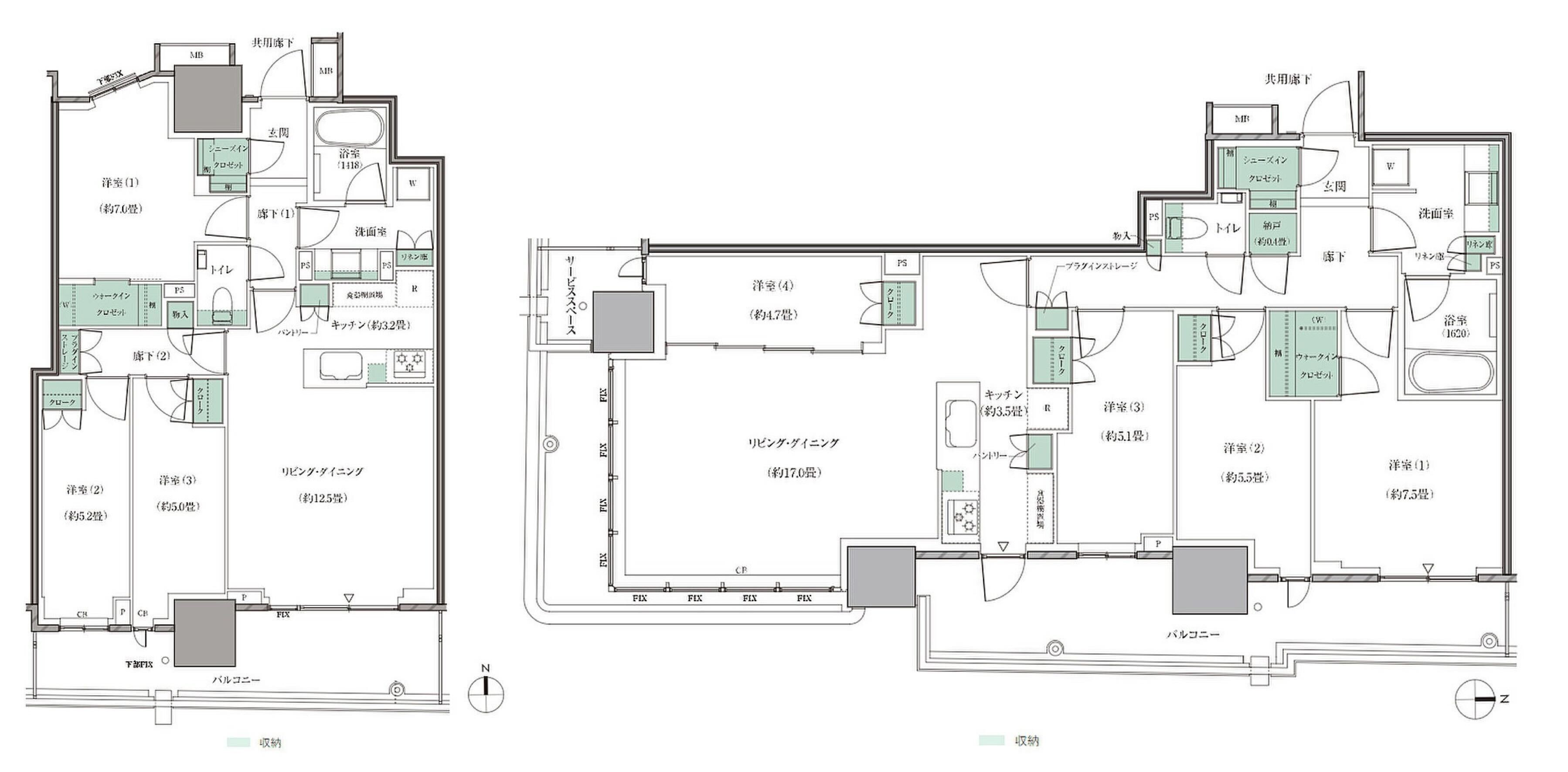 幕張ベイパーク　ライズゲートタワーの間取り図