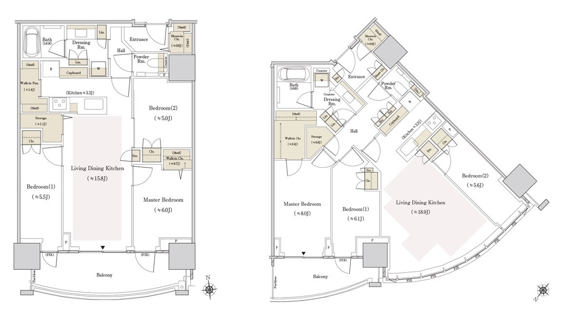 ＴＨＥ　ＴＯＹＯＭＩ　ＴＯＷＥＲ　ＭＡＲＩＮＥ＆ＳＫＹの間取り図