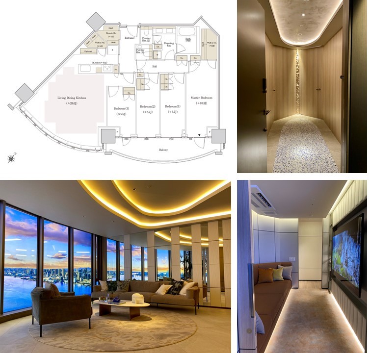 ＴＨＥ　ＴＯＹＯＭＩ　ＴＯＷＥＲ　ＭＡＲＩＮＥ＆ＳＫＹのモデルルーム