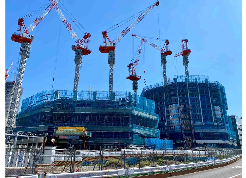 ＴＨＥ　ＴＯＹＯＭＩ　ＴＯＷＥＲ　ＭＡＲＩＮＥ＆ＳＫＹの建設現地