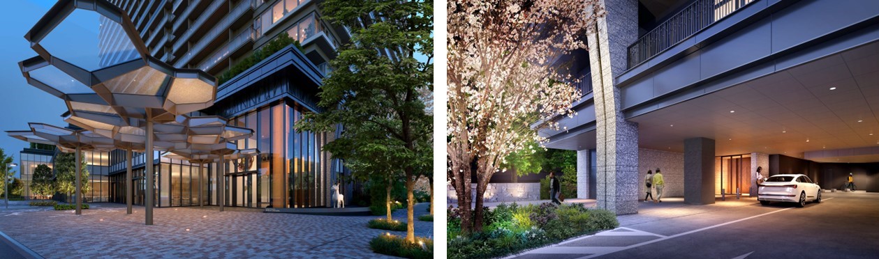 パークタワー渋谷笹塚の完成予想CG