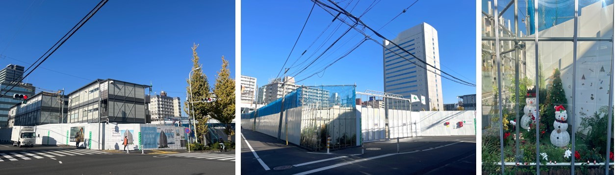 パークタワー渋谷笹塚の建設現地